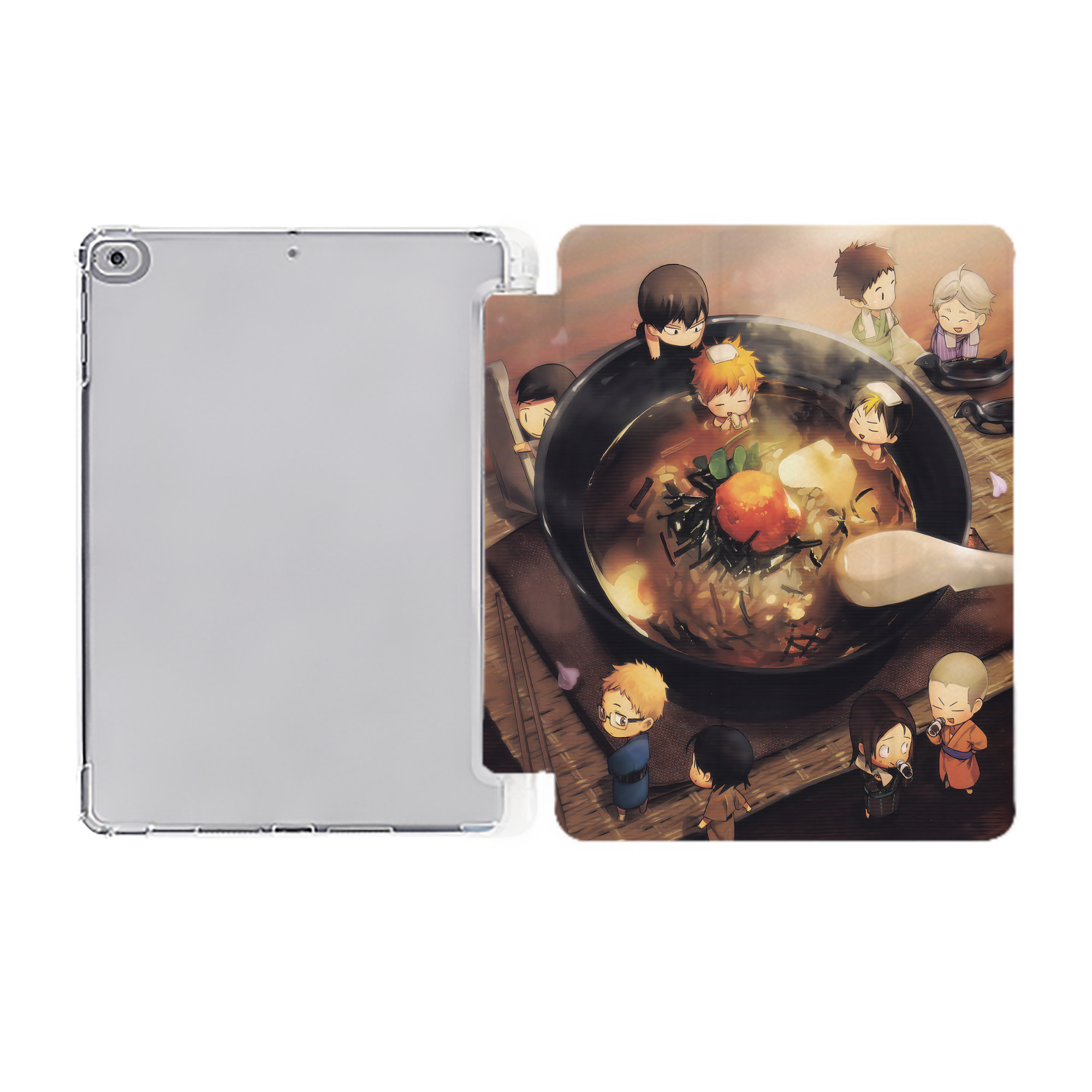 （画像用） ハイキュー!! Haikyu!! IPad ケース ペン収納付き 三つ折りスタンド PUレザー×シリコン 対応機種9.5/10.5/10.9インチ